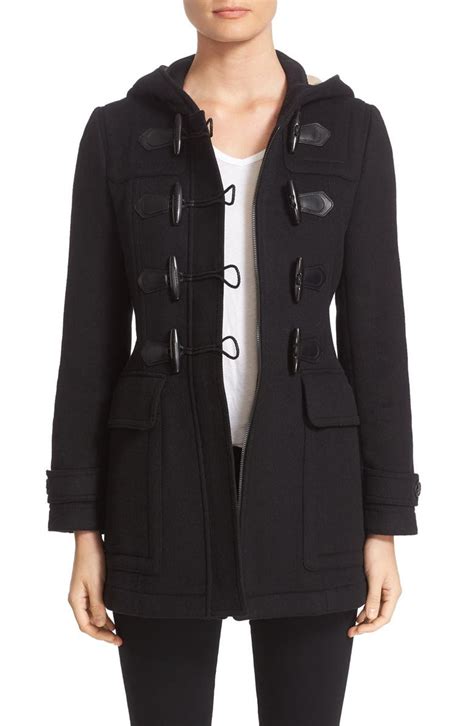 Burberry Blackwell Wool Duffle Coat Women 